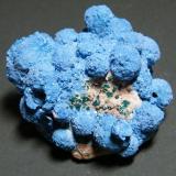 Shattuckite and Dioptase<br />Kaokoveld Plateau, Kunene Region, Namibia<br />76mm x 69mm x 55mm<br /> (Author: Heimo Hellwig)