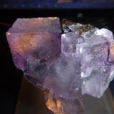Fluorite on Sphalerite.Elmwood Mine, Carthage, Central Tennessee Ba-F-Pb-Zn District, Smith County, Tennessee, USA48 mm x 50 mm x 34 mm (Author: franjungle)