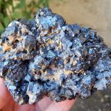 Semseyite. Sphalerite , Siderite<br />Herja Mine, Chiuzbaia, Baia Sprie, Maramures, Romania<br />10 x 7 cm<br /> (Author: Deyu)