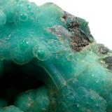 Quartz (variety chalcedony), Chrysocolla<br />Inspiration Pit, Inspiration, Miami-Inspiration District (Globe-Miami District), Gila County, Arizona, USA<br />94 mm x 52 mm x  34 mm<br /> (Author: Don Lum)