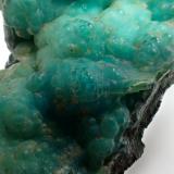 Quartz (variety chalcedony), Chrysocolla<br />Inspiration Pit, Inspiration, Miami-Inspiration District (Globe-Miami District), Gila County, Arizona, USA<br />94 mm x 52 mm x  34 mm<br /> (Author: Don Lum)