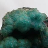 Quartz (variety chalcedony), Chrysocolla<br />Inspiration Pit, Inspiration, Miami-Inspiration District (Globe-Miami District), Gila County, Arizona, USA<br />94 mm x 52 mm x  34 mm<br /> (Author: Don Lum)