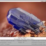 Azurite<br />Mas Dieu, Mercoirol, Alès, Gard, Occitanie, France<br />fov 1.8 mm<br /> (Author: ploum)