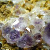 Quartz (variety amethyst)<br />Brandberg area, Erongo Region, Namibia<br />83mm x 97mm x 60mm<br /> (Author: Heimo Hellwig)