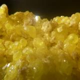 Sulphur<br />El Desierto Mine, San Pablo de Napa, Daniel Campos Province, Potosí Department, Bolivia<br />94 mm x 65 mm x 48 mm<br /> (Author: franjungle)