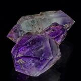 Quartz (variety amethyst)<br />Jacksons Crossroads, Wilkes County, Georgia, USA<br />8.9 x 5.7 cm<br /> (Author: am mizunaka)