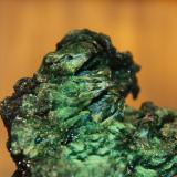 Malachite<br />Kiswishi, Lubumbashi (Elizabethville), Katanga Copper Crescent, Haut-Katanga (Shaba), Democratic Republic of the Congo (Zaire)<br />47 mm x 52 mm x 34 mm<br /> (Author: franjungle)