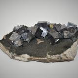 Galena<br />Joplin Field, Tri-State District, Jasper County, Missouri, USA<br />100mm x 55mm x 35mm<br /> (Author: Philippe Durand)
