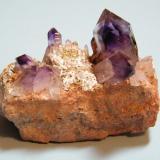 Quartz (variety amethyst)<br />Brandberg area, Erongo Region, Namibia<br />73mm x 58mm x 34mm<br /> (Author: Heimo Hellwig)