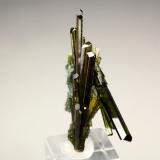 Epidote, Byssolite<br />Knappenwand, Knappenwand area, Untersulzbach Valley, Hohe Tauern, Salzburg, Austria<br />2.9 cm<br /> (Author: Nunzio)