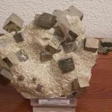 Pyrite<br />Ampliación a Victoria Mine, De Alcarama Range, Navajún, Comarca Cervera, La Rioja, Spain<br />16 cm x 12 cm x 9 cm<br /> (Author: franjungle)