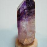 Quartz (variety amethyst)<br />Brandberg area, Erongo Region, Namibia<br />12mm x 30mm<br /> (Author: Heimo Hellwig)