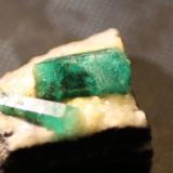 Beryl (variety emerald)<br />Muzo mining district, Western Emerald Belt, Boyacá Department, Colombia<br />34mm x 32mm x 14mm<br /> (Author: franjungle)