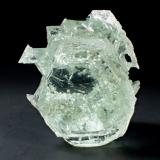 Beryl (variety aquamarine)<br />Minas Gerais, Brazil<br />51 mm x 46 mm x 32 mm<br /> (Author: Don Lum)