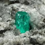 Beryl (variety emerald), Albite (variety cleavelandite), Dolomite, Pyrite<br />Chivor mining district, El Oriente Mine, Municipio Chivor, Eastern Emerald Belt, Boyacá Department, Colombia<br />94x73x49mm, main xls=15 & 13mm<br /> (Author: Fiebre Verde)