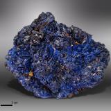 Azurite<br />Chengmenshan Mine, Jiujiang Co., Jiujiang Prefecture, Jiangxi Province, China<br />99 x 66 mm<br /> (Author: Manuel Mesa)