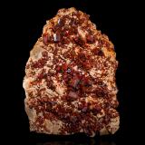 Vanadinite with Baryte<br />Mibladen (Mibladen mining district), Midelt, Midelt Province, Drâa-Tafilalet Region, Morocco<br />27.0	x 20.0 x 12.0 cm<br /> (Author: MIM Museum)