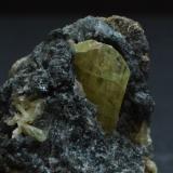Crisoberilo<br />Tsitondroina, Distrito Ikalamavony, Región Haute Matsiatra, Madagascar<br />6 x 4 x 4 cm<br /> (Autor: Antonio Alcaide)
