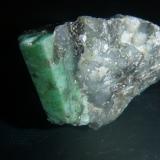 Beryl (variety emerald)<br />Carnaíba mining district, Campo Formoso ultramafic complex, Pindobaçu, Centro-Norte Baiano, Bahia, Northeast Region, Brazil<br />54 mm x 41 mm x 30 mm<br /> (Author: franjungle)