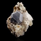 Galena with Calcite and Siderite<br />Neudorf, Harzgerode mining district, Harz, Saxony-Anhalt/Sachsen-Anhalt, Germany<br />9.0 x 7.0 x 4.0 cm<br /> (Author: MIM Museum)