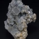 Fluorite, QuartzMoss Mine, Moss vein, Oatman, Oatman District-San Francisco District, Mohave County, Arizona, USA6.8 x 5.0 cm (Author: am mizunaka)