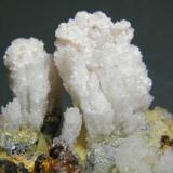 Opal (variety hyalite) on FluoriteErongo Mountain, Usakos, Erongo Region, Namibia94mm x 51mm x 68mm (Author: Heimo Hellwig)
