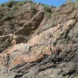 Otras formas pegmatíticas intruyendo el gneis porfiroblasticoXilloi beach, O Vicedo, Comarca da Mariña Occidental, Lugo, Galicia / Galiza, Spain (Autor: Jesús López)