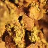 limonite after Pyrite<br />El Almendral Quarry, Road to Berja, Berja, Comarca Poniente Almeriense, Almería, Andalusia, Spain<br />FOV 9 mm<br /> (Author: franjungle)