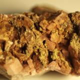 limonite after Pyrite on Dolomite<br />El Almendral Quarry, Road to Berja, Berja, Comarca Poniente Almeriense, Almería, Andalusia, Spain<br />FOV 30 mm<br /> (Author: franjungle)