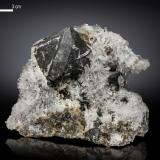 Magnetite with Olshanskyite and Roweite<br />Shijiangshan Mine, Shijiangshan village, Yinwu, Linxi, Ulanhad League, Inner Mongolia Autonomous Region, China<br />94 X 78 mm<br /> (Author: Manuel Mesa)