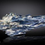 Kyanite<br />São José da Safira, Governador Valadares, Vale do Rio Doce, Minas Gerais, Brazil<br />220 x 90 mm<br /> (Author: Manuel Mesa)