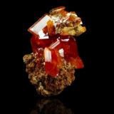 Wulfenite<br />Red Cloud Mine, Trigo Mountains, Silver District, La Paz County, Arizona, USA<br />2.6 cm<br /> (Author: Nunzio)