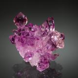 Quartz (variety Amethyst)<br />Kakamunurle Quarry, Karur District, Tamil Nadu, India<br />3.0 x 3.2 cm<br /> (Author: crosstimber)