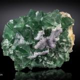 Fluorite<br />Fotang, Yiwu, Jinhua Prefecture, Zhejiang Province, China<br />142 x 104 mm<br /> (Author: Manuel Mesa)