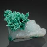 Malachite with quartzSan Manuel Mine, San Manuel, San Manuel District, Pinal County, Arizona, USA1.9 x 2.3 cm (Author: crosstimber)