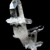 Quartz (var. Rock Crystal)Mount Ida, Montgomery County, Arkansas, USASpecimen height 20,5 cm (Author: Tobi)