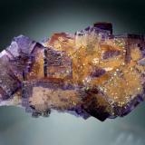 Fluorite with ChalcopyriteMina Denton, Grupo Goose Creek Mine, Sub-Distrito Harris Creek, Condado Hardin, Illinois, USA15x6x5 cm overall size (Author: Jesse Fisher)