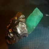 Beryl (variety emerald)<br />Muzo mining district, Western Emerald Belt, Boyacá Department, Colombia<br />24mm x 37mm  x 24mm<br /> (Author: franjungle)