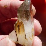 Quartz<br />Ceres, Warmbokkeveld Valley, Ceres, Valle Warmbokkeveld, Witzenberg, Cape Winelands, Western Cape Province, South Africa<br />Fingers for size<br /> (Author: Pierre Joubert)