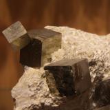 Pyrite<br />Ampliación a Victoria Mine, De Alcarama Range, Navajún, Comarca Cervera, La Rioja, Spain<br />132mm x 64mm x 77mm<br /> (Author: franjungle)