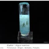 Beryl (variety aquamarine)<br />Shigar Valley, Shigar District, Gilgit-Baltistan (Northern Areas), Pakistan<br />fov 125 mm<br /> (Author: ploum)