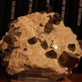Pyrite<br />Ampliación a Victoria Mine, De Alcarama Range, Navajún, Comarca Cervera, La Rioja, Spain<br />13cm x 11cm x 6cm<br /> (Author: franjungle)