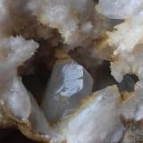 CelestinaCondado de Treviño, Comarca del Ebro, Burgos, Castilla y León, EspañaDetalle del cristal de 2 cm. (Autor: Javi Llamazares)