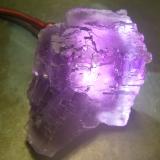 Fluorite.<br />La Viesca Mine, La Collada mining area, Huergo, Siero, Comarca Oviedo, Principality of Asturias (Asturias), Spain<br />Main crystal: 40mm x 40mm x 40mm<br /> (Author: franjungle)