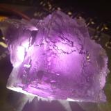 Fluorite.<br />La Viesca Mine, La Collada mining area, Huergo, Siero, Comarca Oviedo, Principality of Asturias (Asturias), Spain<br />Main crystal: 40mm x 40mm x 40mm<br /> (Author: franjungle)