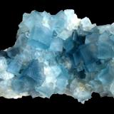 Fluorite<br />Blanchard Mine (Portales-Blanchard Mine), Bingham, Hansonburg District, Socorro County, New Mexico, USA<br />Specimen size 11,5 cm, largest fluorite crystal 1,5 cm<br /> (Author: Tobi)