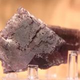 Fluorite<br />La Viesca Mine, La Collada mining area, Huergo, Siero, Comarca Oviedo, Principality of Asturias (Asturias), Spain<br />Main crystal: 40mm x 40mm x 40mm<br /> (Author: franjungle)