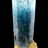 Aquamarine<br />Erongo Mountain, Usakos, Erongo Region, Namibia<br />Specimen height 5 cm<br /> (Author: Tobi)