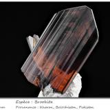 Brookite<br />Kharan, Kharan District, Balochistan (Baluchistan), Pakistan<br />fov 20 mm<br /> (Author: ploum)