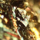 Pyrite<br />Valdelapiedra ravine, Foz-Calanda, Comarca Bajo Aragón, Teruel, Aragon, Spain<br />FOV 5 mm<br /> (Author: franjungle)